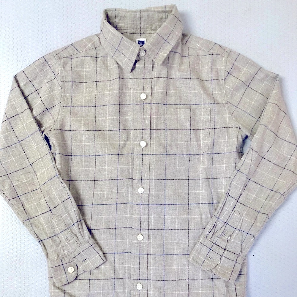 J&J button down plaid